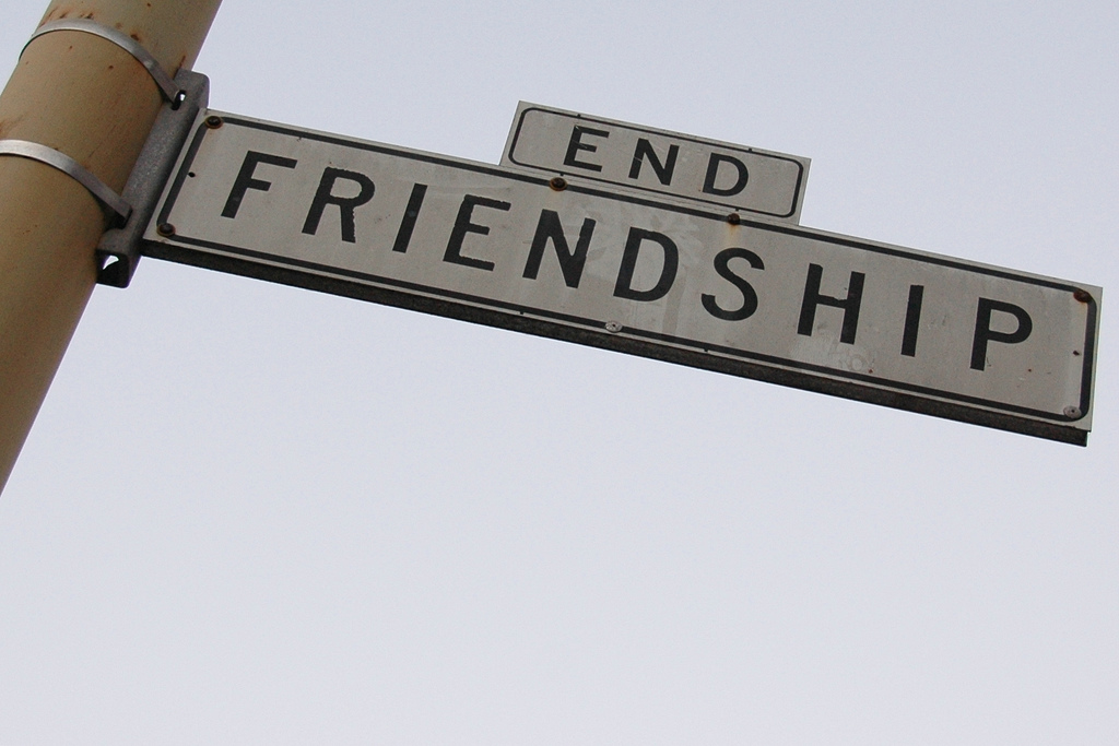 When it is necessary to end a Friendship